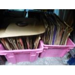 A large quantity of 78 rpm records and similar, some later LPs mainly 1930-50s