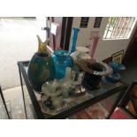 Large quantity of Mdina glass vases, paperweights, etc