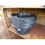 10 horse feeder buckets