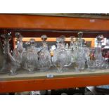 Quantity of cut crystal and other glassware to incl. decanters, vases, tankards etc Edinburgh, Sasak