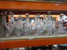 Quantity of cut crystal and other glassware to incl. decanters, vases, tankards etc Edinburgh, Sasak