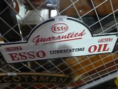 Curved Esso sign
