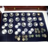 Large collection of mainly Bronze Roman coins, many with and age range 200-450AD and some earlier, a