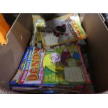 Two boxes of Beano to incl. 55 2004 Volumes and 2020 volumes and Beano and Dandy hard back books