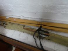 Two vintage fishing rods