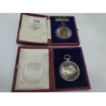 2 cased John Pinches medals presented Gertrud M Sunman Royal Academy DF Music in 1913 and 1914