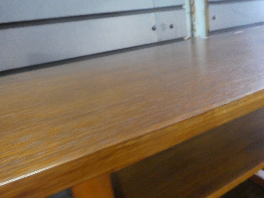 A rectangular mid century coffee table with under tier - Image 3 of 3