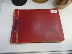 Interesting photograph album containing black and whit photographs of HMS Venerable Hong Kong 1946