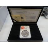 Coins to include Datestamp 01.01.2018 10z silver Britannia coin 31.21g, Canada 2019 silver Maple Lea