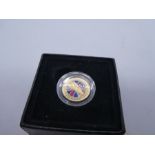 Cased 22ct yellow Gold quarter Sovereign commemorating 'Defending Britain's Skies for One Hundred Ye