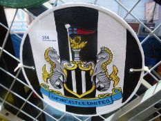 Newcastle football sign