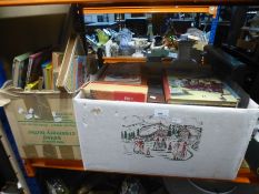 Two boxes of books to include children's annuals and other themes