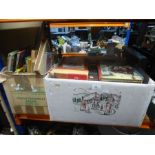 Two boxes of books to include children's annuals and other themes