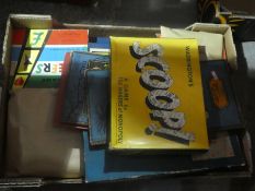 Box of vintage games incl. scrabble etc