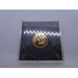 2013 Half Sovereign, Elizabeth II face in clear presentation case and certificate