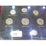 'Queen Elizabeth II crown collection of 26 coins within a display case