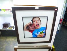 2 Contemporary picture frames