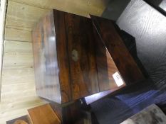 2 Antique mahogany writing boxes