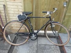 Raleigh Chiltern mens vintage bike with saddle bag