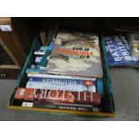 2 Crates and collection of books, mainly history of war, RAF books etc