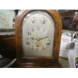 Vintage mahogany cased mantle clock