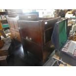 Two 19th century mahogany Georgian commodes