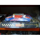 A vintage Scalextric, model number GP3 model motor racing game, matchbox Boeing P-12E kit etc