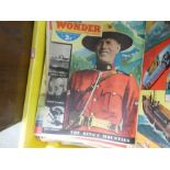 Box of vintage 'Modern Wonder' magazines