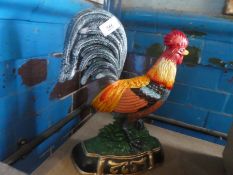 Cockerel doorstop