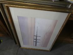 4 Various framed prints