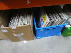 Three boxes of mixed LPs, including Olivia Newton-John, The Monkeys, Jim Reeves etc