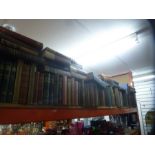 Large quantity of 19th Century and later books, novels and reference books