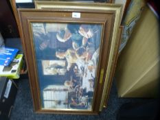 A large quantity of framed and glazed prints, pictures, frames etc