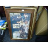 A large quantity of framed and glazed prints, pictures, frames etc