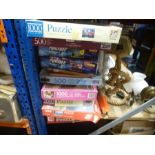 A large selection of games and puzzles