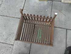 Cast iron fire baskets