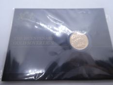2017 'The Bicentenary Gold Sovereign' 22ct gold Sovereign in as new condition