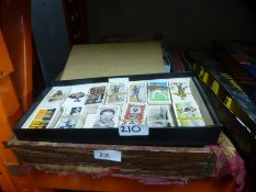 Ephemera to include cigarette cards, sheet music, picture etc