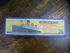 A 1940s boxed Dinky No. 52, Cunard model Queen Mary