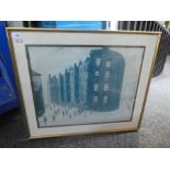 Framed and glazed Lowry print