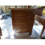 2 drawer bedside cabinet