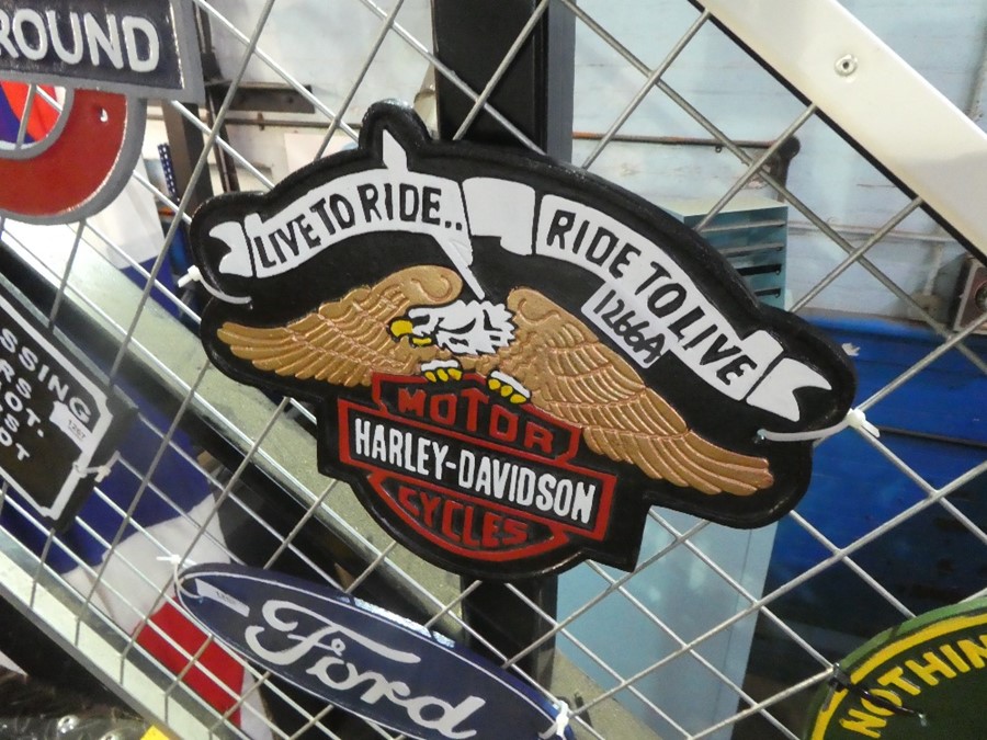 Harley Davidson sign