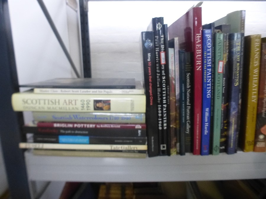 A quantity of Art Reference books and others - shelf