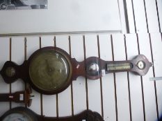 Antique oak cased barometer