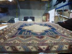 Large Middle Eastern style geometric rug