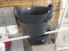 8 x 26 litre trug buckets