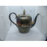 High grade silver Danish teapot, 9.5 ozt