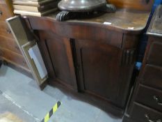 Antique rosewood Chiffonier and a barley twist jardiniere