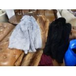 A bag of fur coats and similar