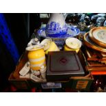 Box of collectable china incl. TG Green kitchenware etc